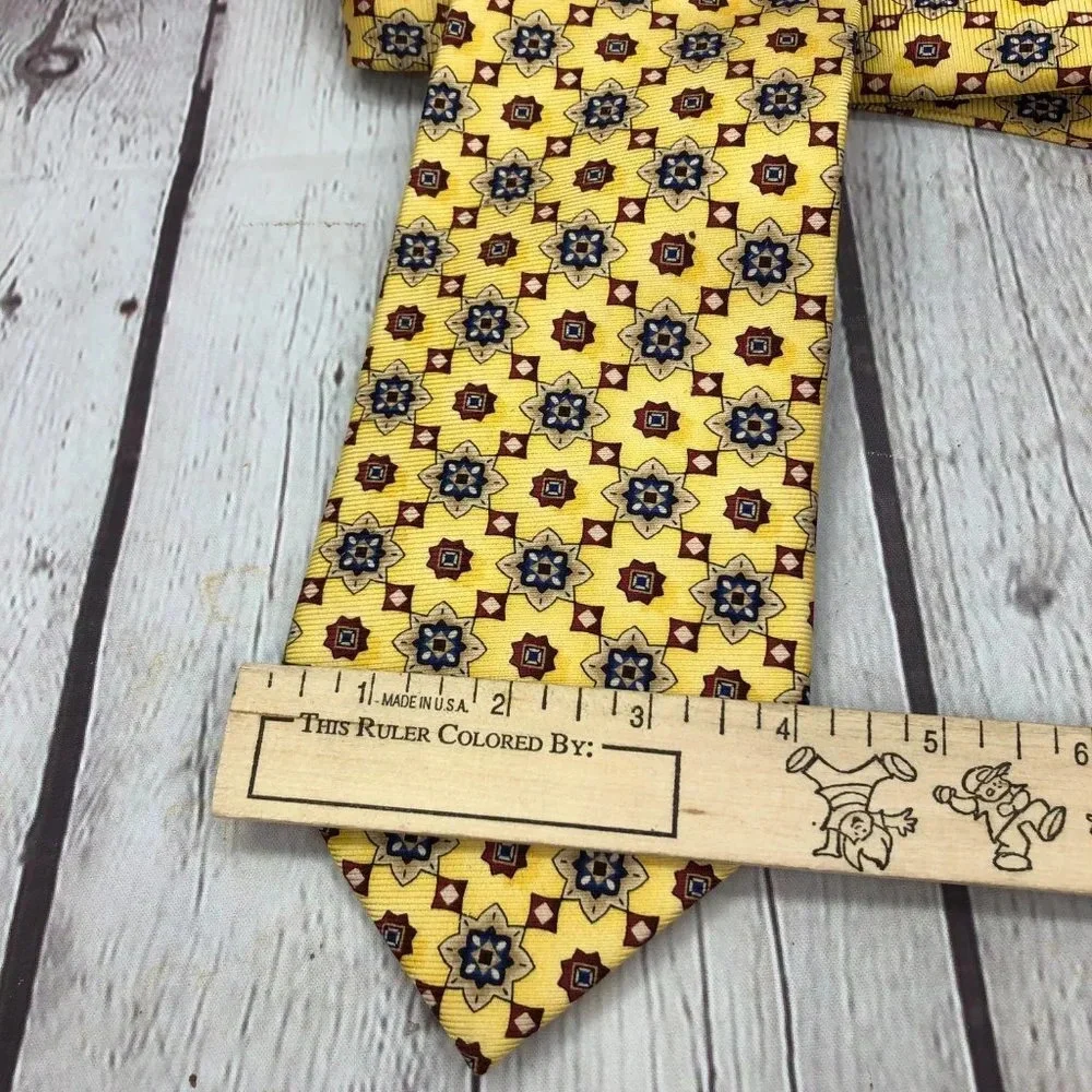 Alan flusser silk Tie preppy business office attire